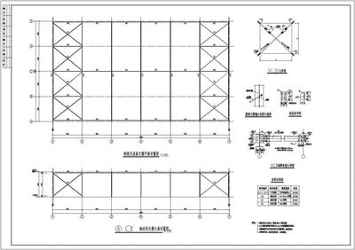 某鋼結構廠房結構設計施工圖(包含3個工程)